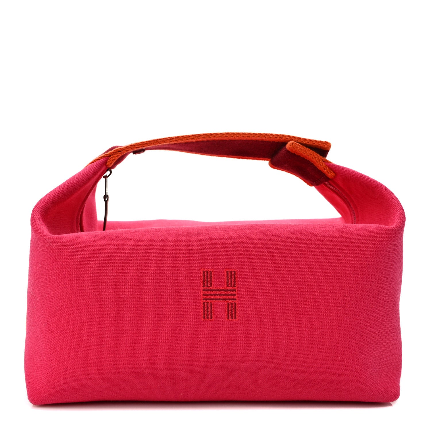 Hermes Canvas Large Bride-A-Brac Pouch Hibiscus 1 of 11