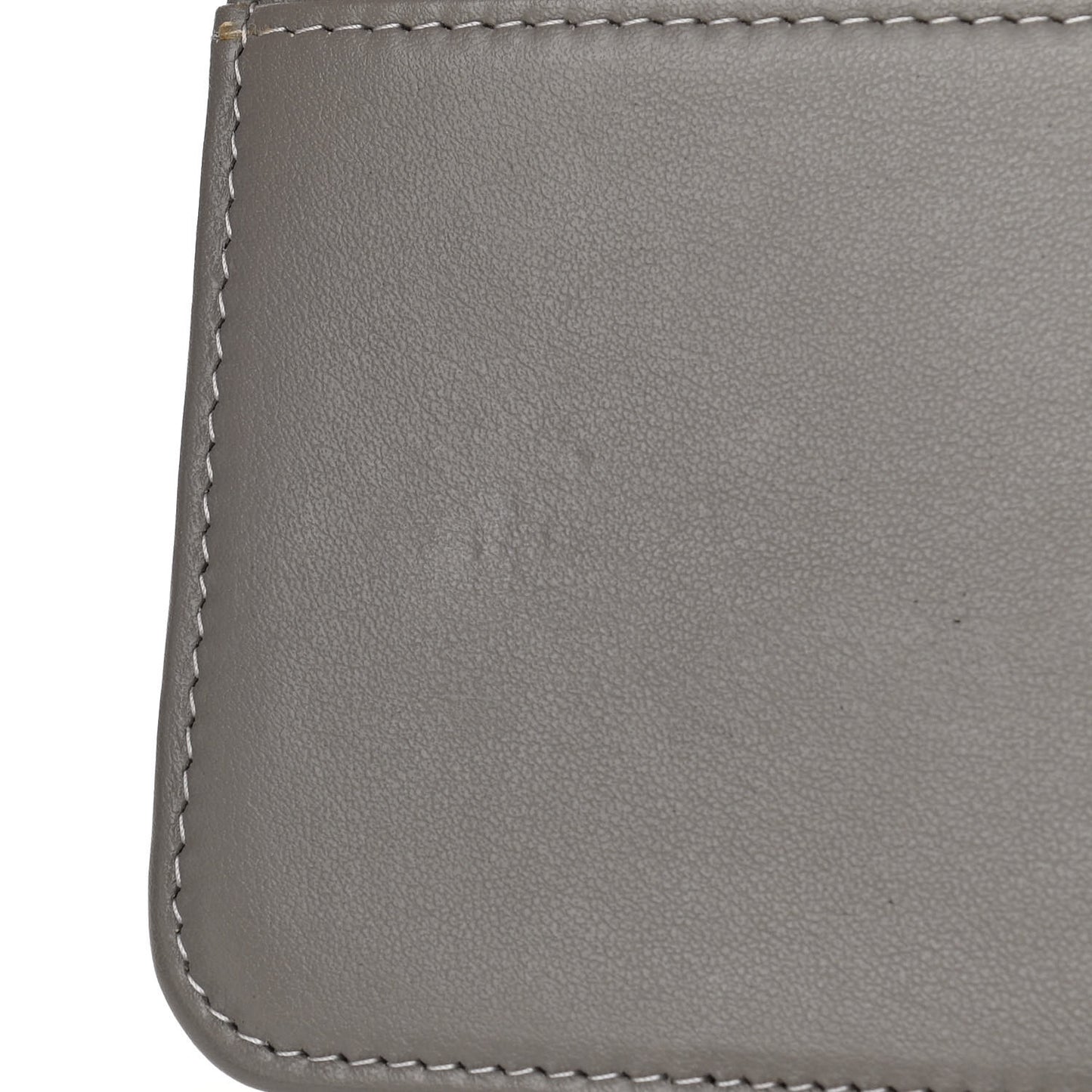 Caviar Quilted Boy Wallet On Chain WOC Grey