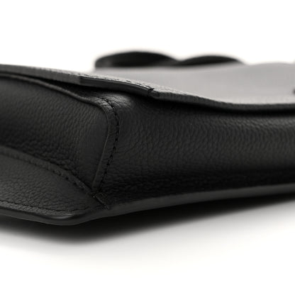 Louis Vuitton Grained Calfskin Aerogram Slingbag Black 9 of 10