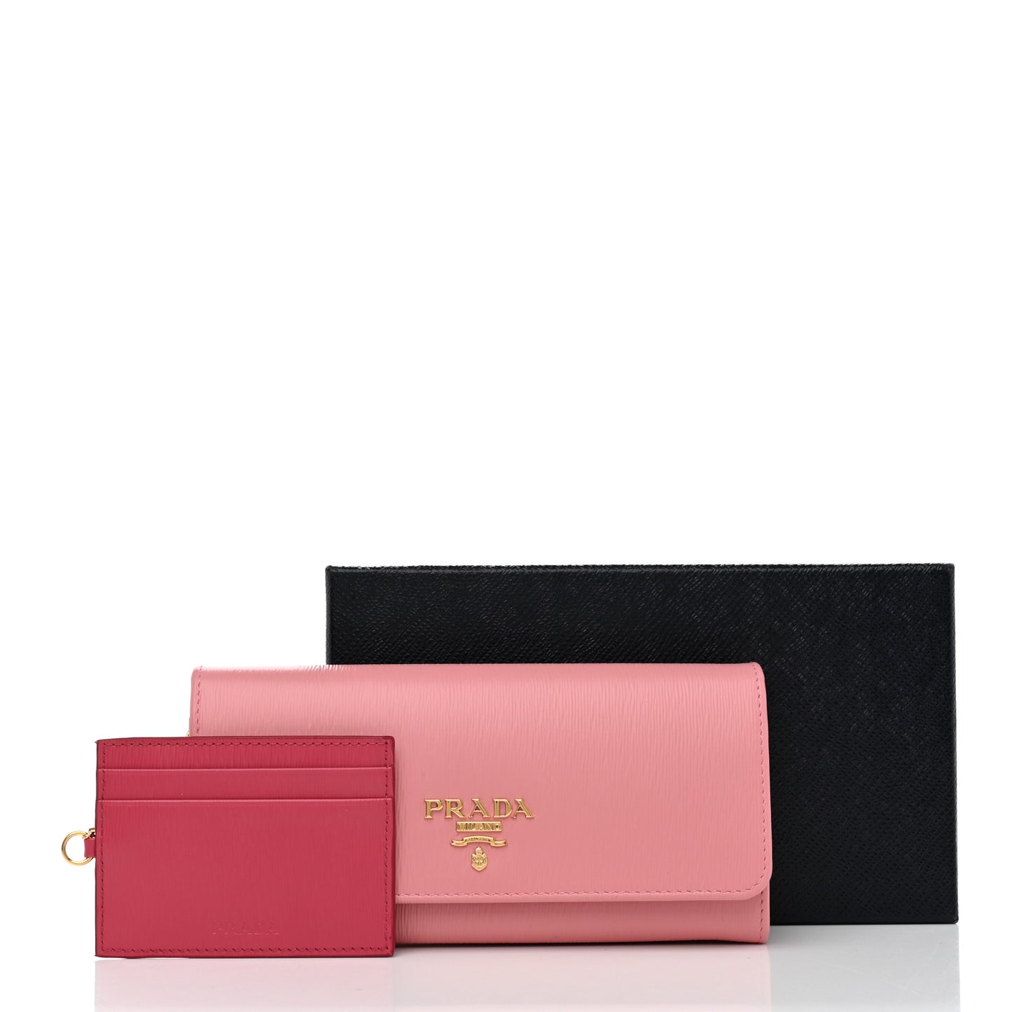 Vitello Move Bi-Color Continental Flap Travel Wallet Petalo Peonia