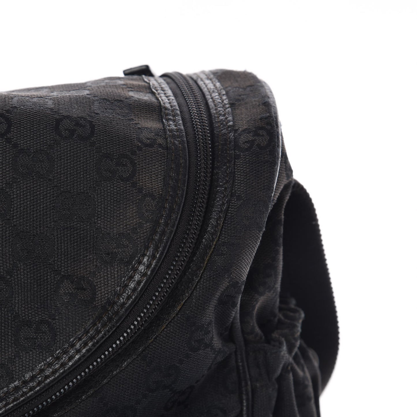 Monogram Large Diaper Bag Black