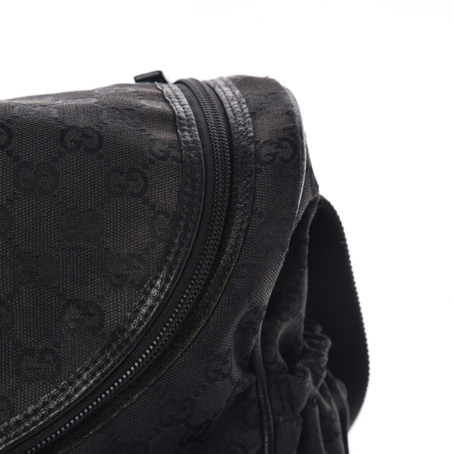 Gucci Monogram Large Diaper Bag Black 17 of 18