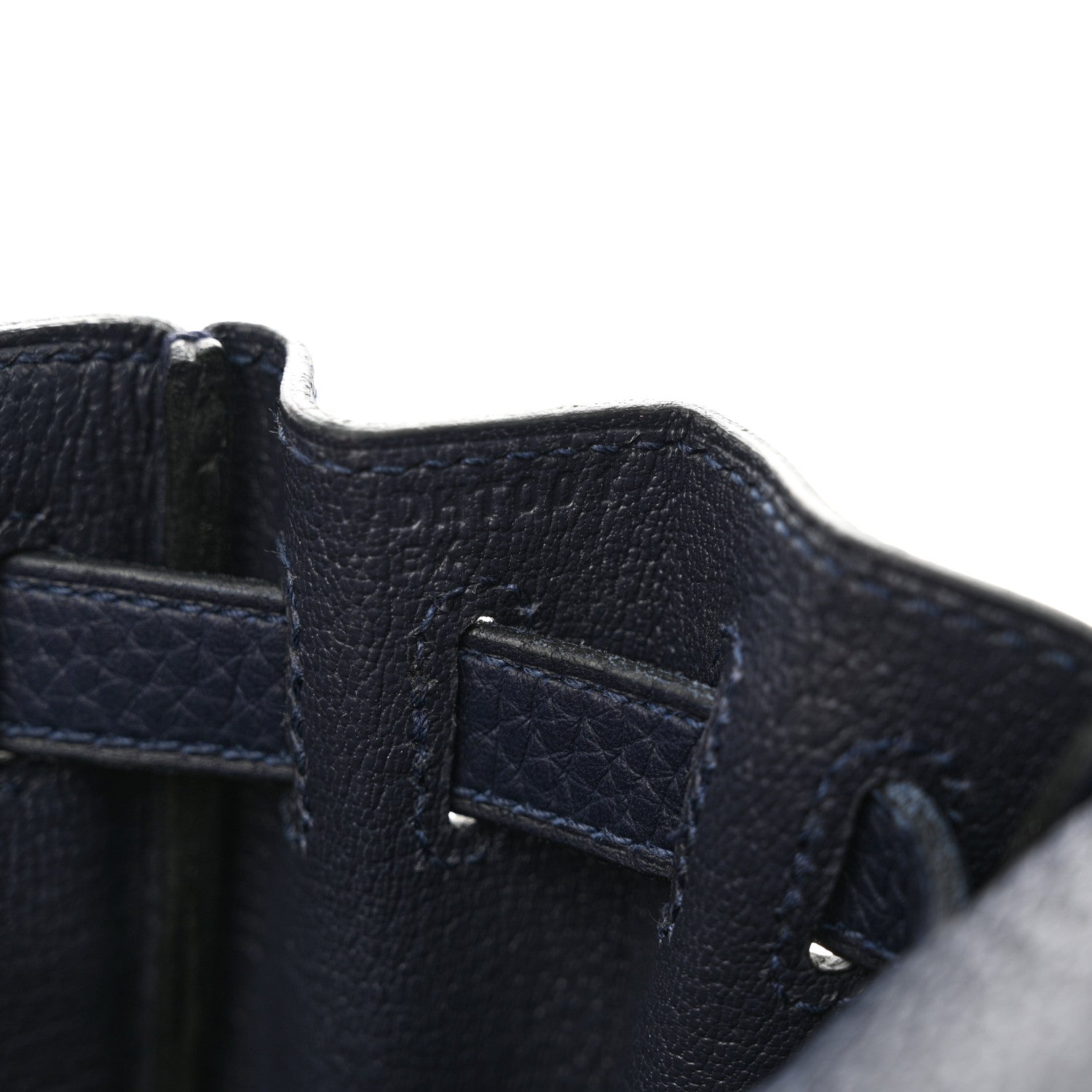 Hermes Taurillon Clemence Kelly Ado Backpack Bleu Nuit 7 of 12
