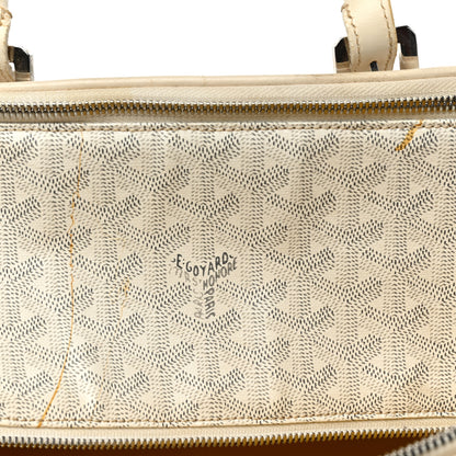 Goyard Goyardine Sac Hulot Pet Carrier PM White 9 of 13