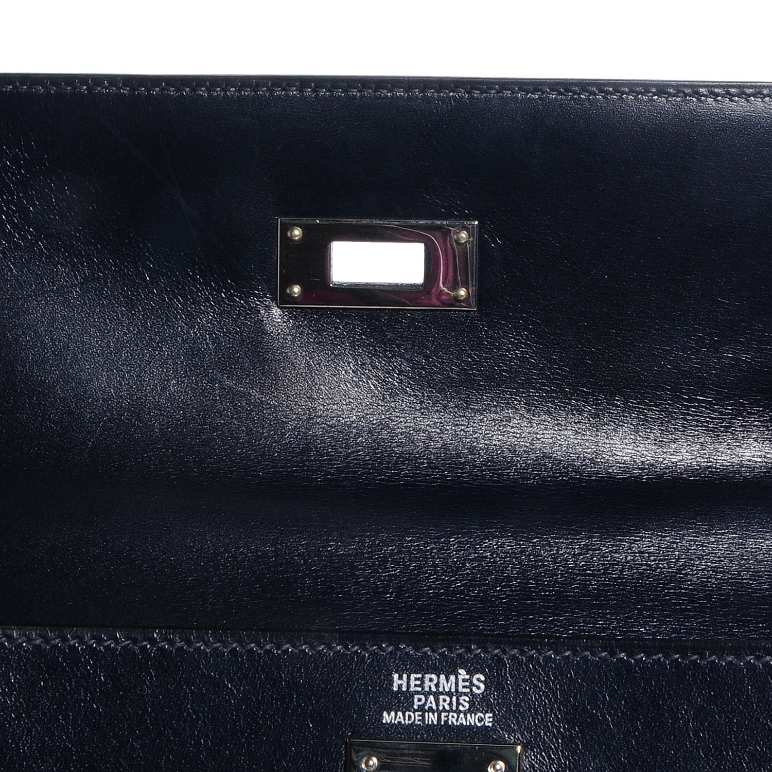 Hermes Box Kelly Retourne 32 Indigo 23 of 28