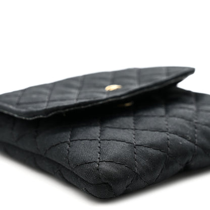 Chanel Jersey Quilted Micro Flap Bag Black 9 of 11