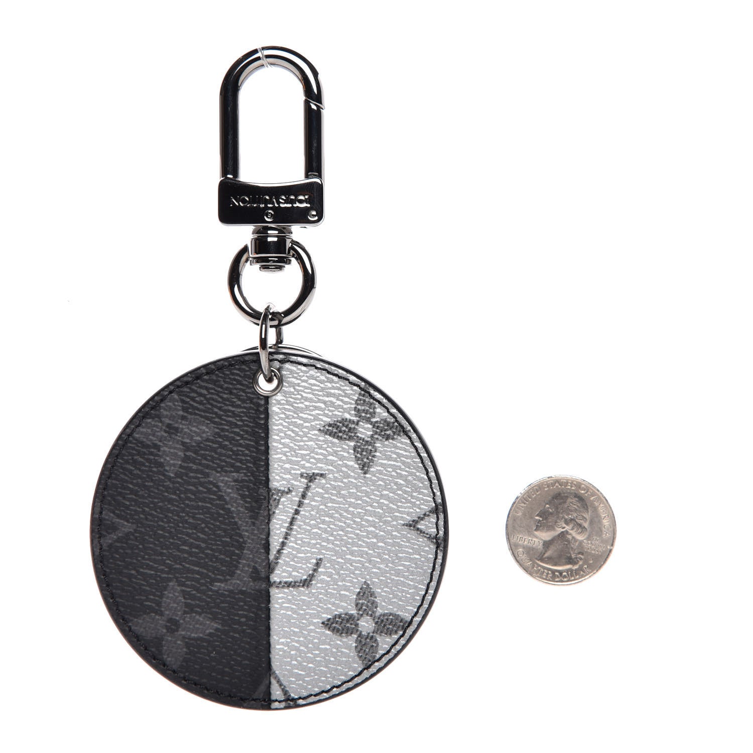 Louis Vuitton Monogram Eclipse Split Bag Charm 2 of 5