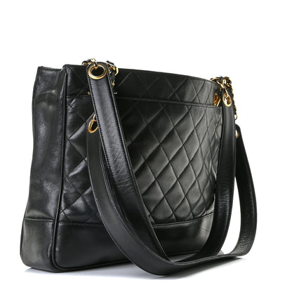 Chanel Lambskin Quilted Shoulder Bag Black 2 of 9
