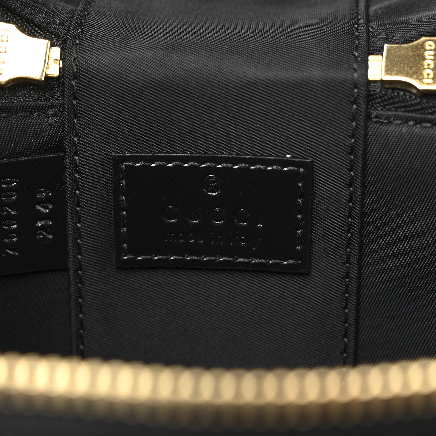 Gucci Calfskin Mini Bamboo Top Handle Shoulder Bag Black 6 of 10