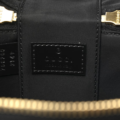 Gucci Calfskin Mini Bamboo Top Handle Shoulder Bag Black 6 of 10