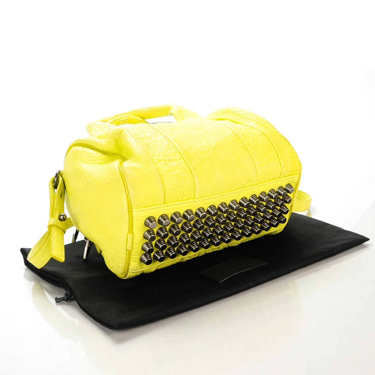 Pebbled Lambskin Rockie Acid Nickel Hardware