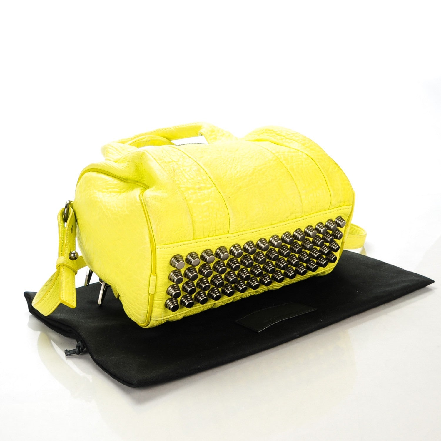 Alexander Wang Pebbled Lambskin Rockie Acid Nickel Hardware 4 of 12