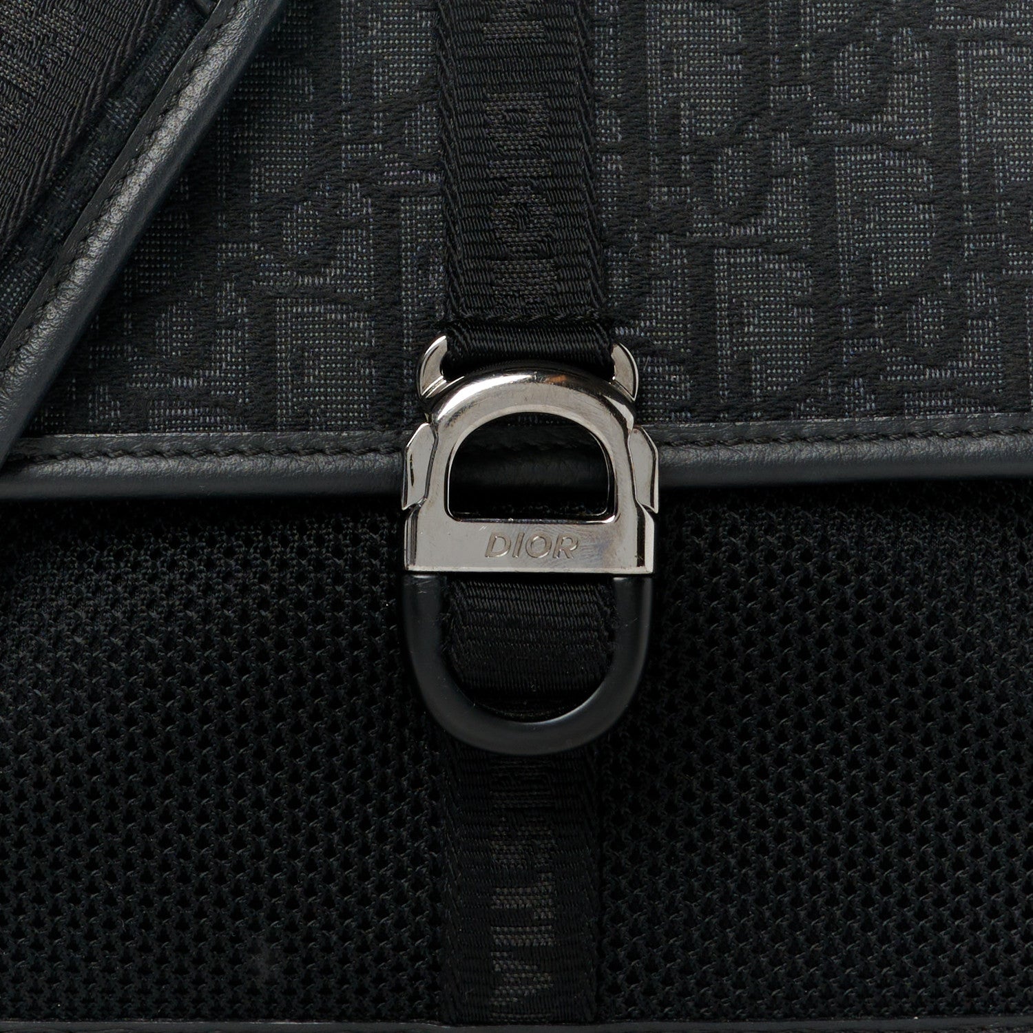 Christian Dior Oblique Jacquard Dior 8 With Strap Black Multicolor 9 of 12