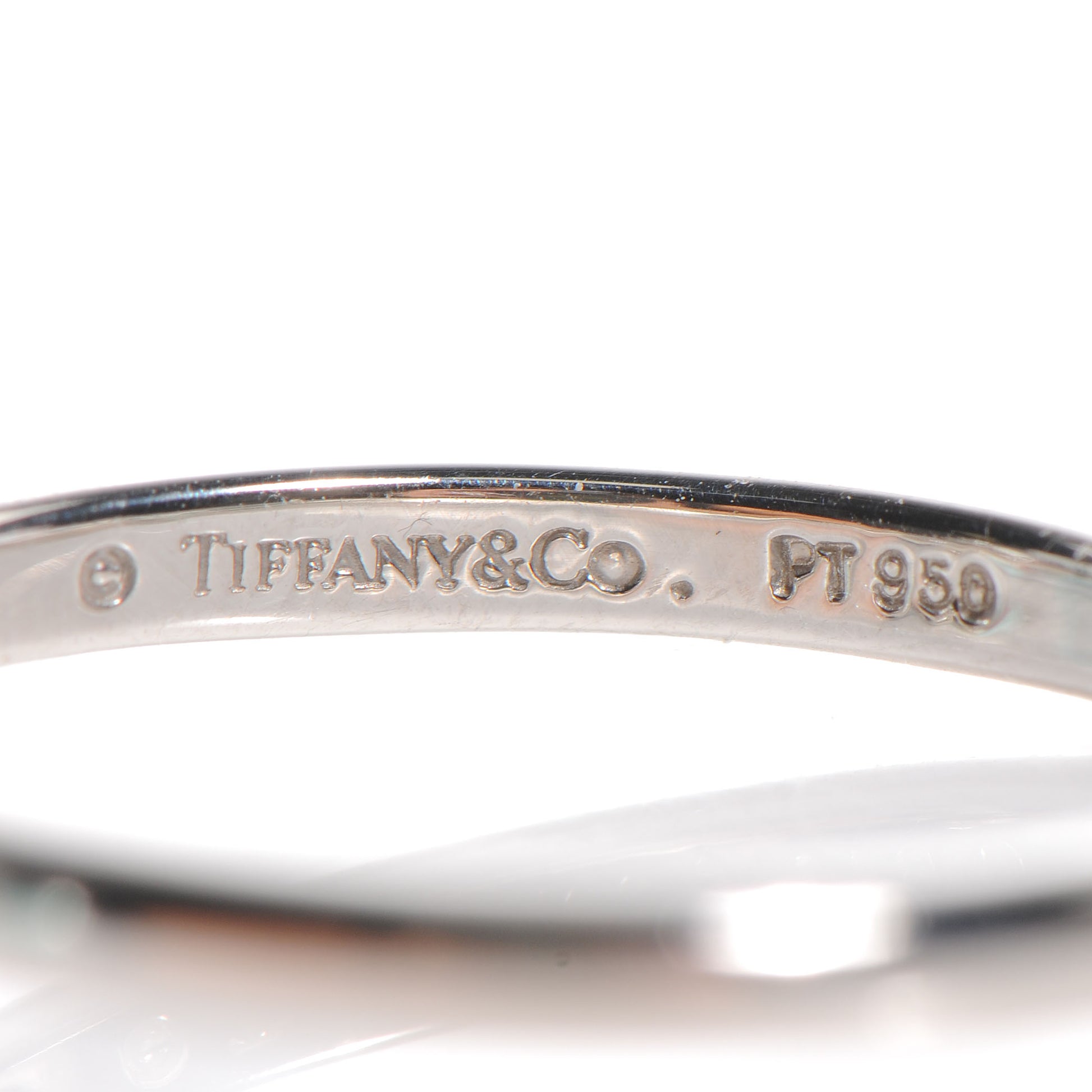 Tiffany Platinum and Diamond Lace Ring 6 4 of 5