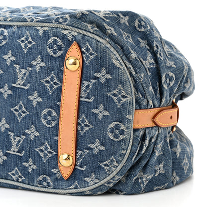 Louis Vuitton Denim Mahina XL Blue 9 of 9