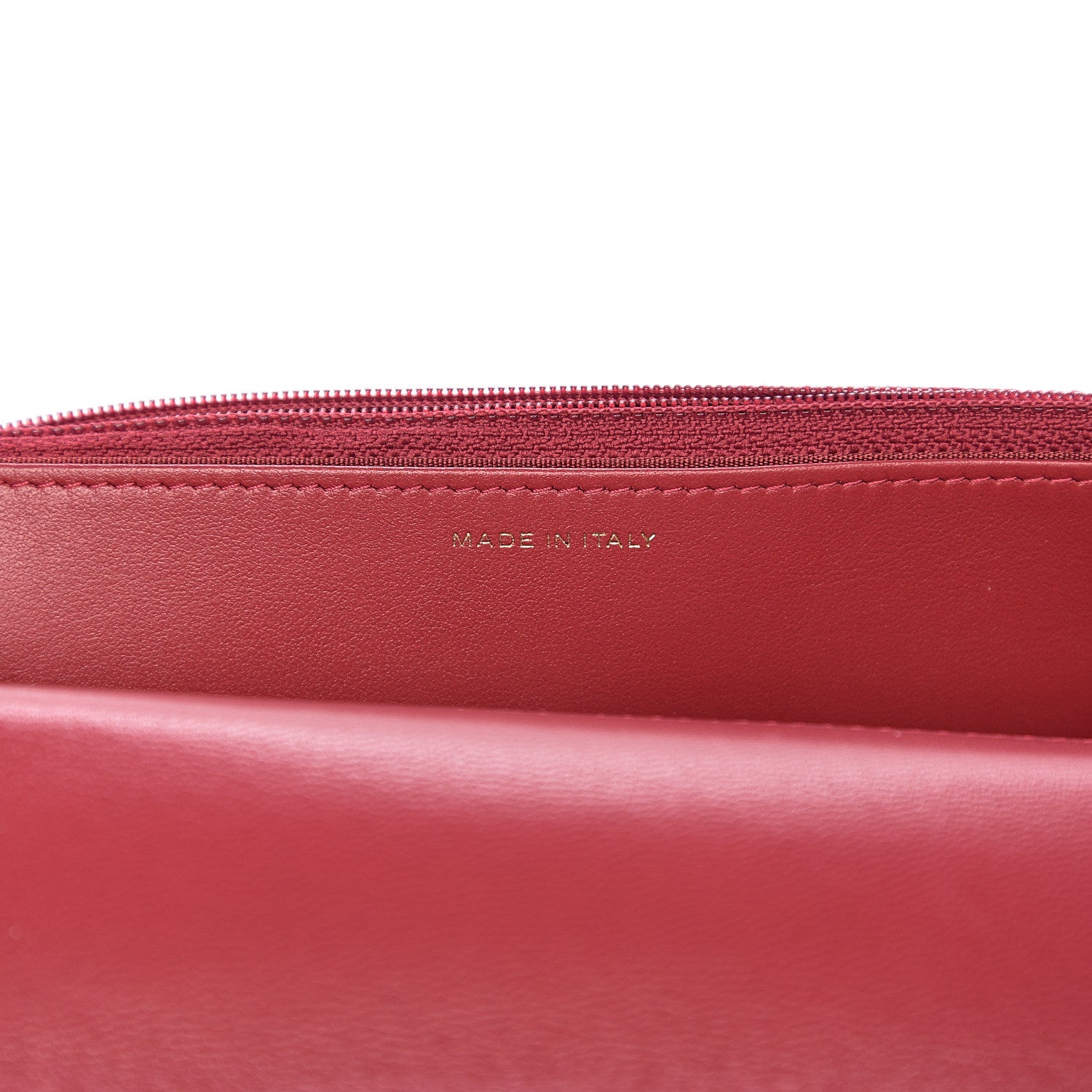 Chanel Shiny Goatskin Quilted 19 Wallet On Chain WOC Rouge 6 of 11