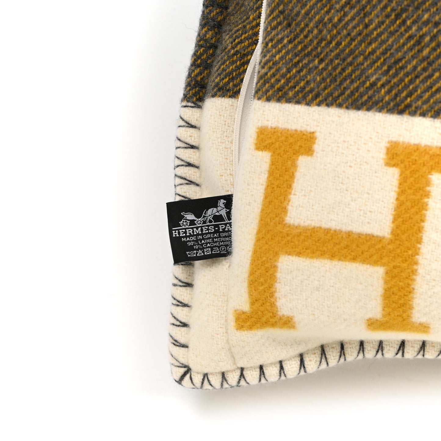 Wool Cashmere Avalon III Pillow PM Gris Soleil