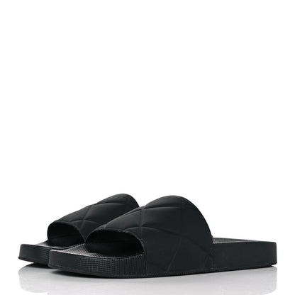Bottega Veneta Rubber The Slider Sandals 41 Black 3 of 7
