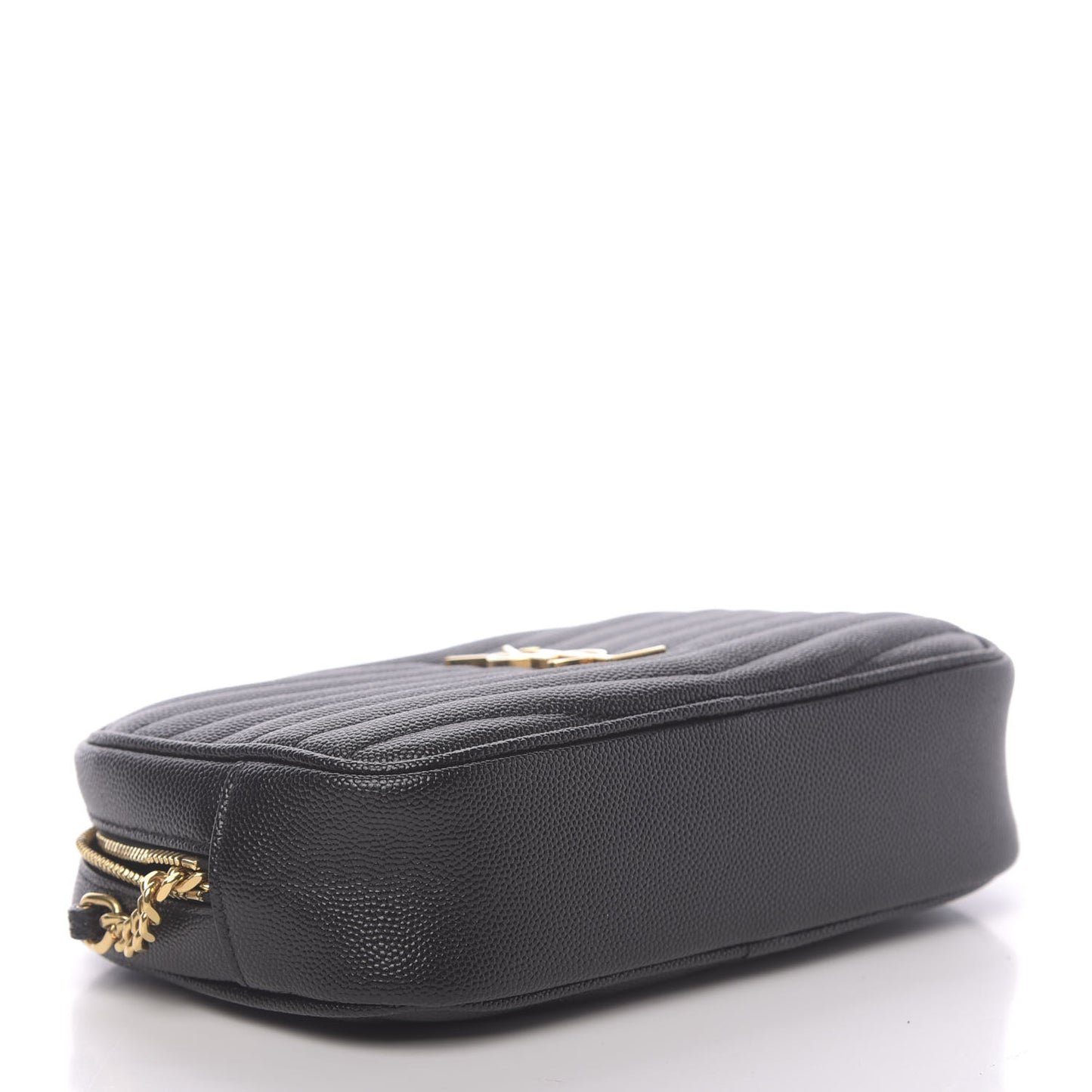 Grain De Poudre Matelasse Monogram Mini Lou Camera Bag Black