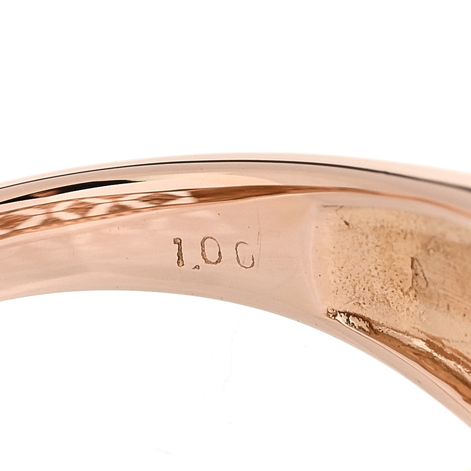 Parker & West by FASHIONPHILE 18K Rose Gold Diamond 1.00ctw Pave Openwork Band Ring 59 8.75 8 of 8