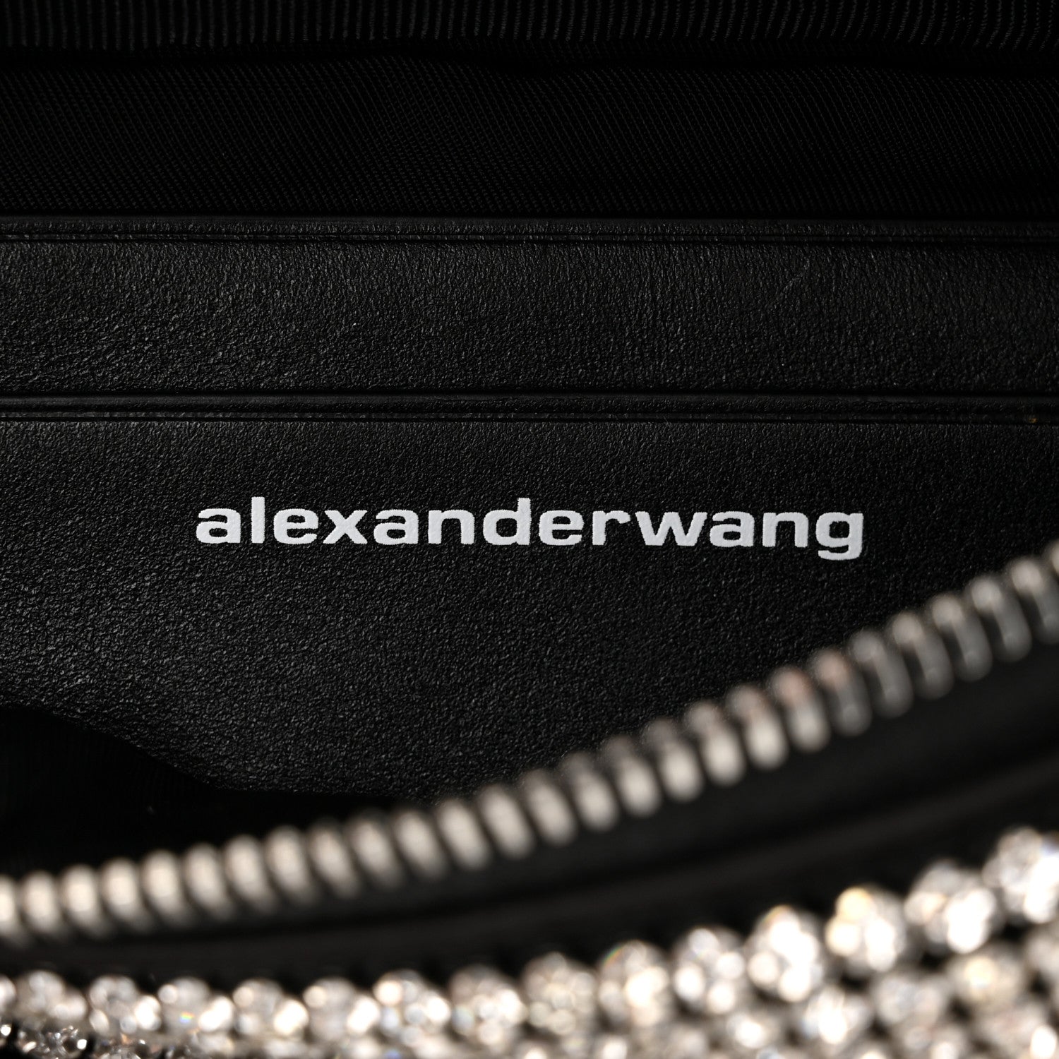 Alexander Wang Rhinestone Mesh Mini Attica Belt Bag Black 6 of 10