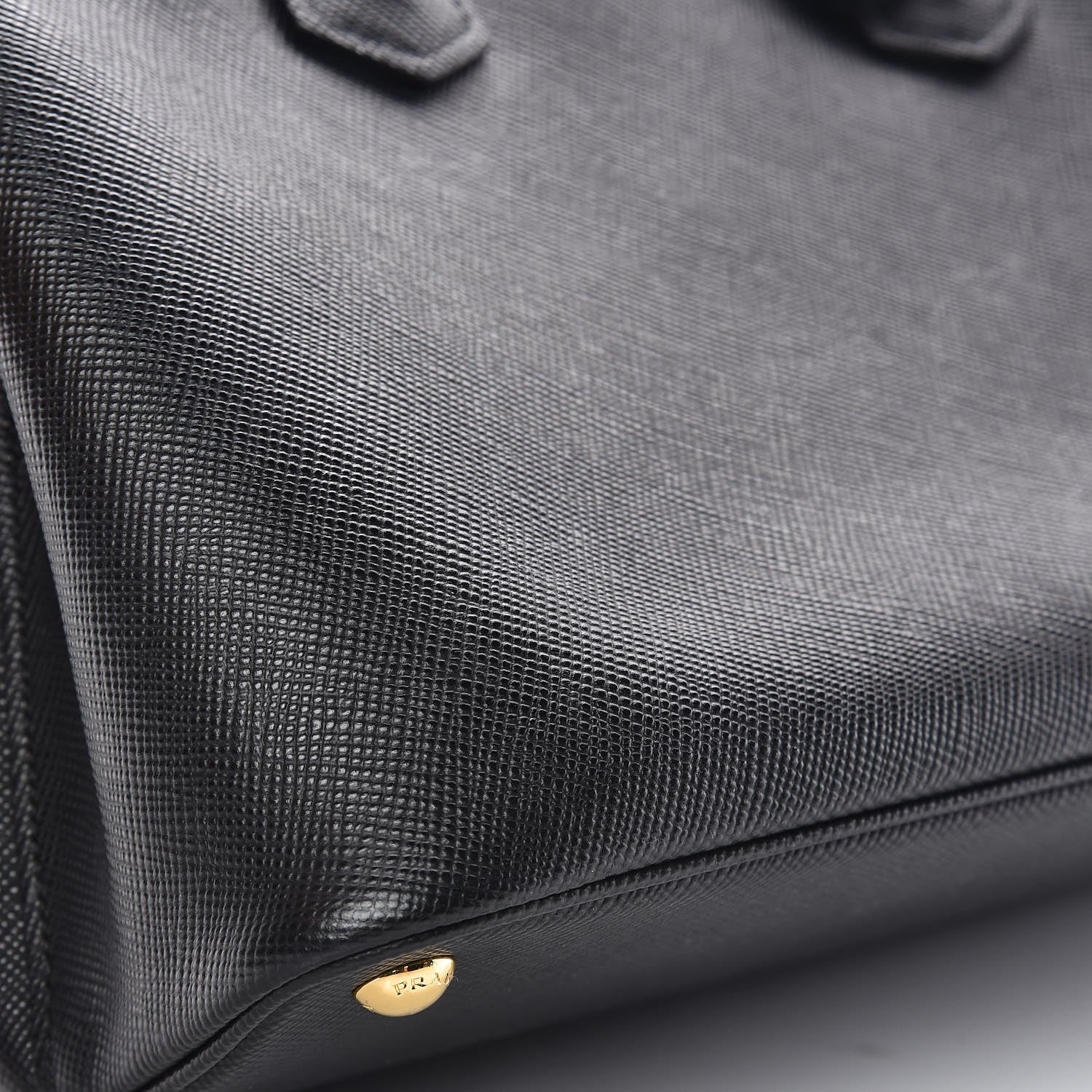 Prada Saffiano Cuir Medium Double Bag Black 16 of 18