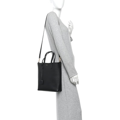 Saint Laurent Calfskin Toy Shopping Tote Black 2 of 10