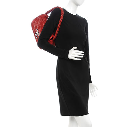 Chanel Lambskin Hidden Chain Flap Red 2 of 7