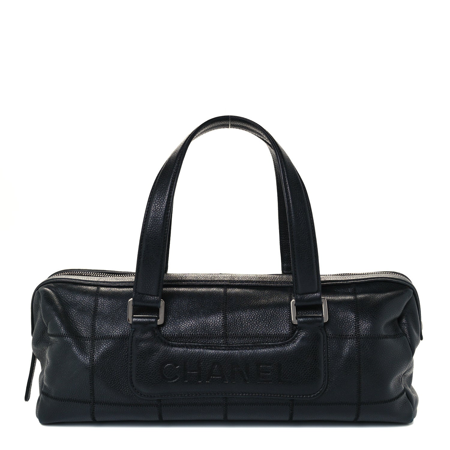 Chanel Caviar Square Stitched Tote Black 1 of 9