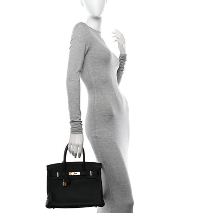 Hermes Togo Birkin 30 Black 2 of 9
