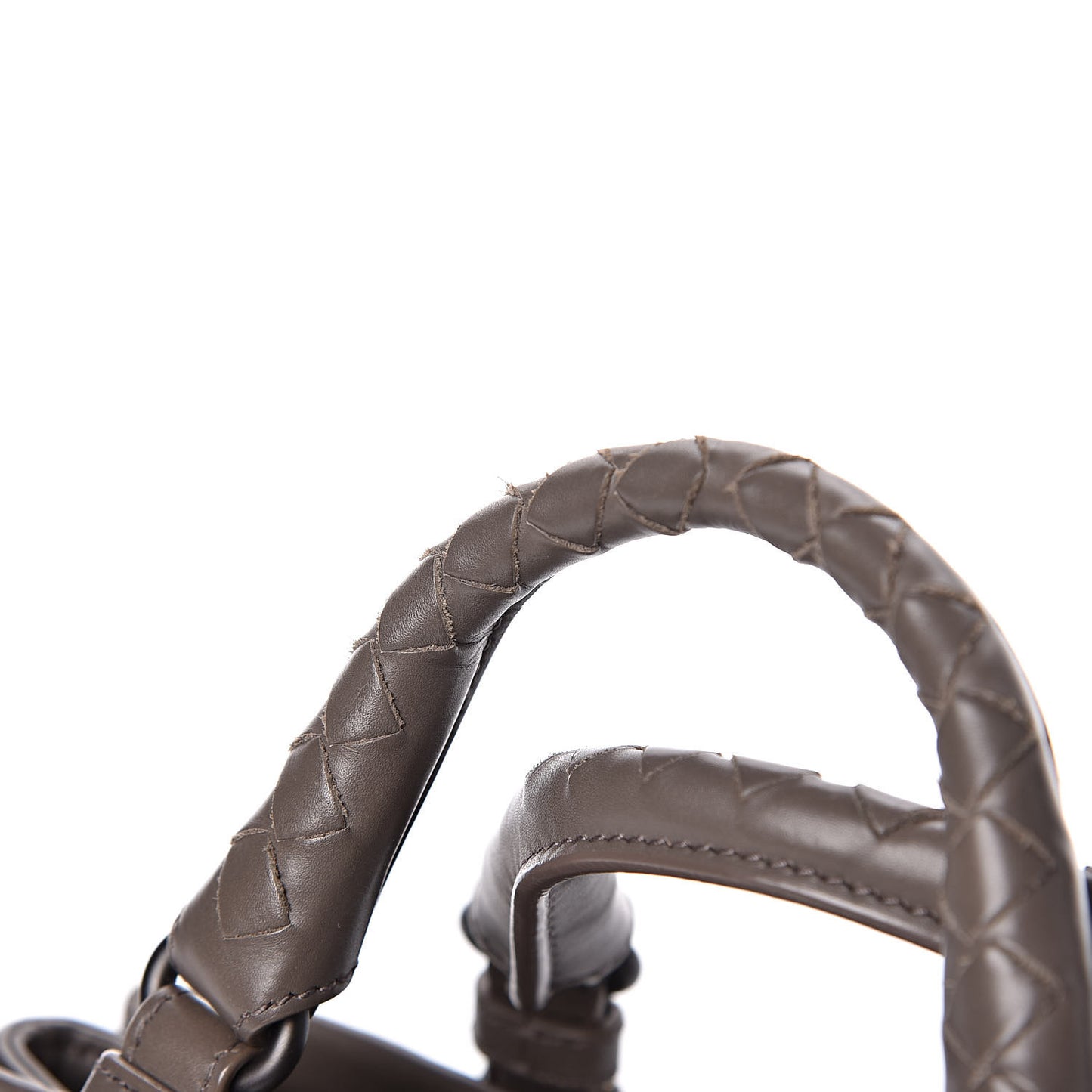 Nappa Intrecciato Baby Roma Tote New Steel