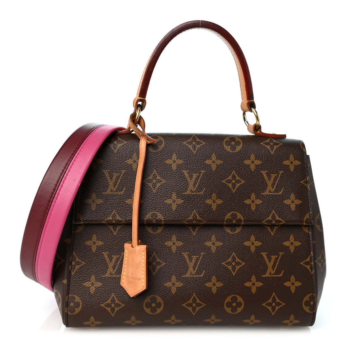 Monogram Cluny BB Bordeaux Fuchsia
