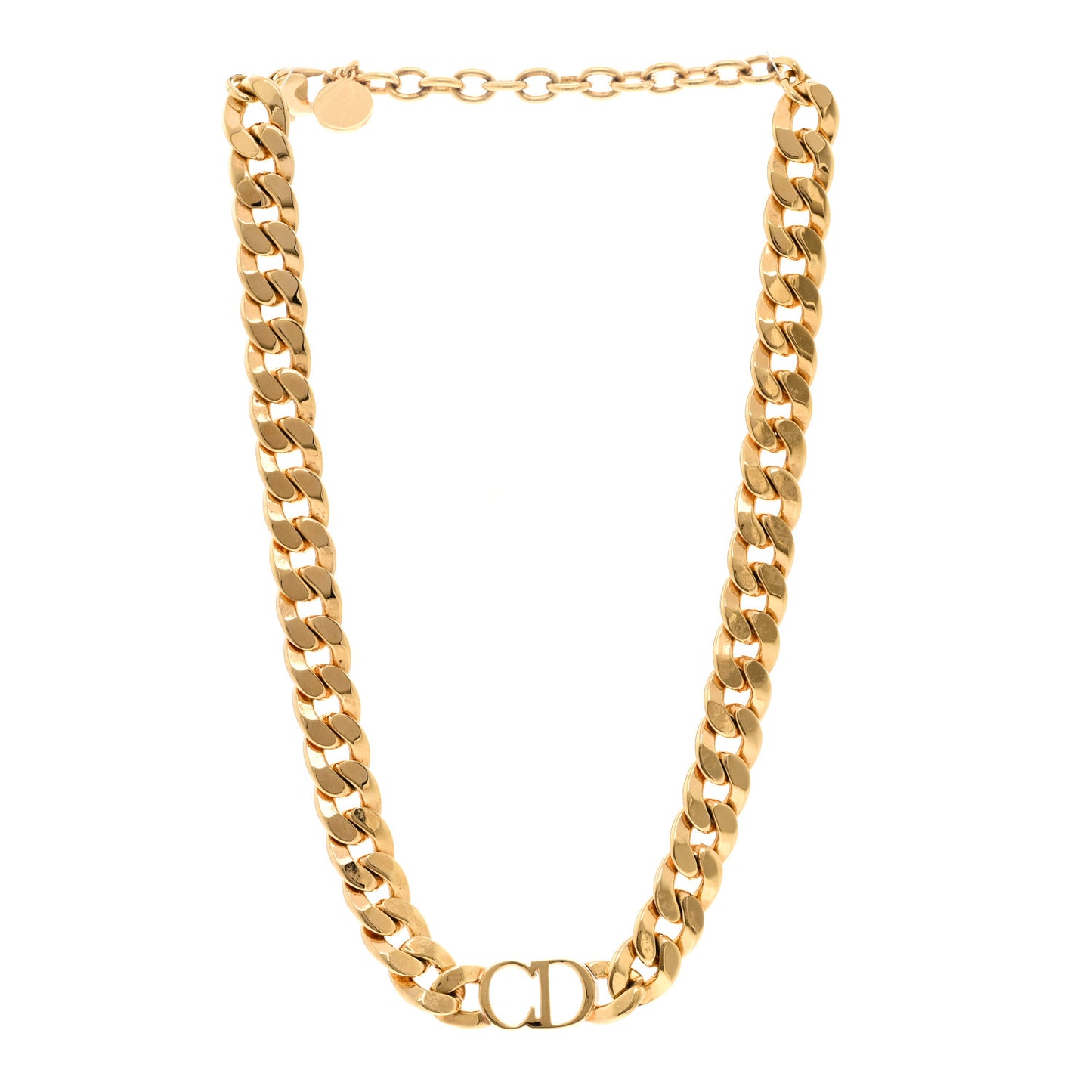 Metal Danseuse Etoile Chain Choker Necklace Gold