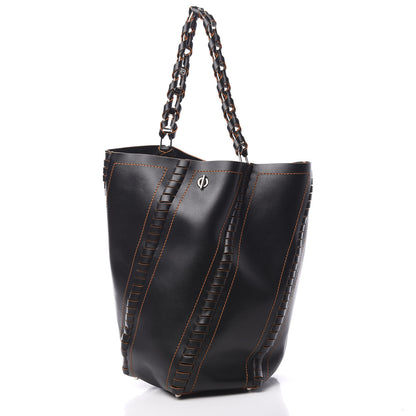 Proenza Schouler Calfskin Large Hex Bucket Black 2 of 9