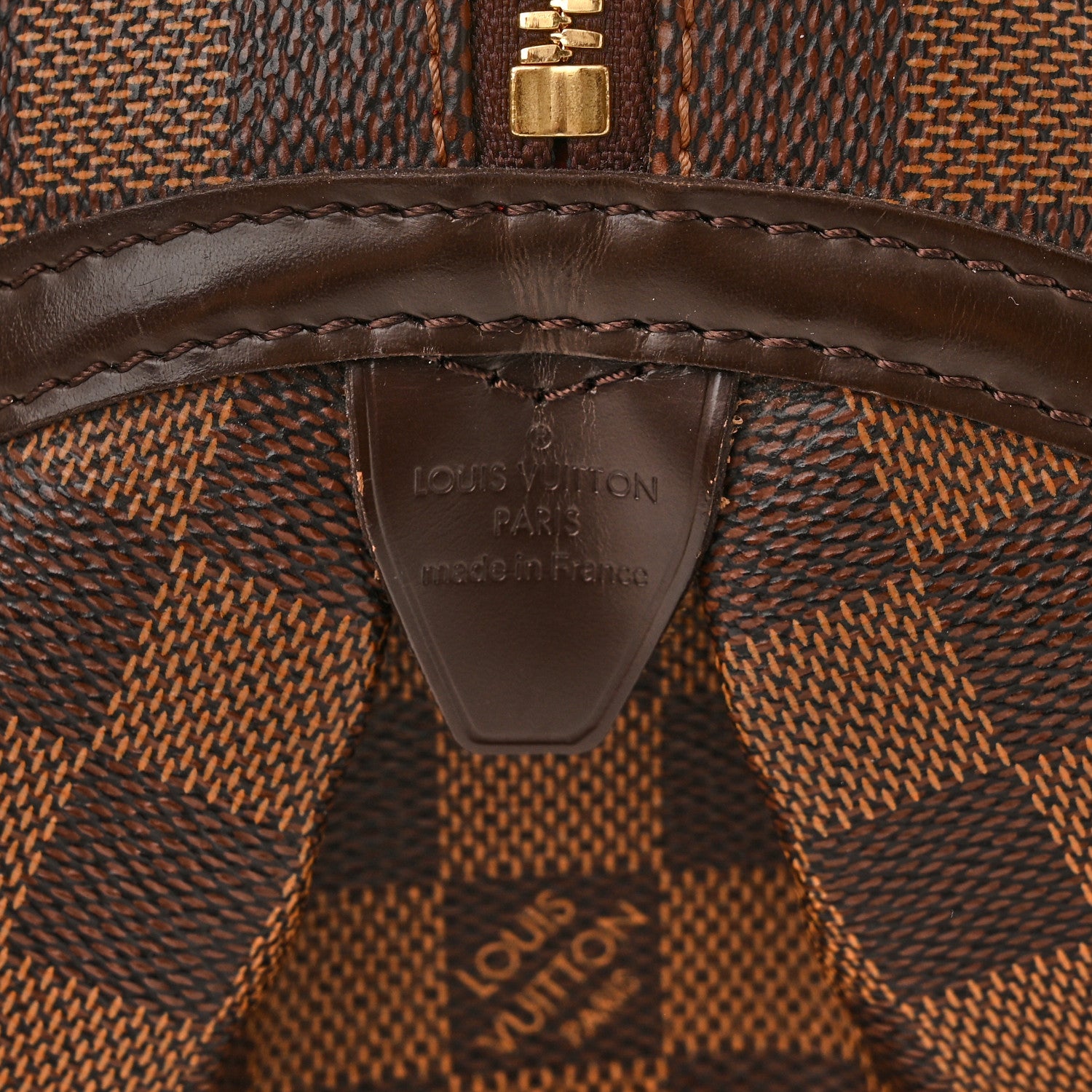 Louis Vuitton Damier Ebene Rivington GM 6 of 12