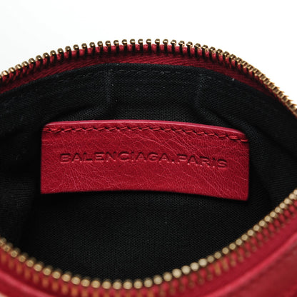 Balenciaga Agneau Giant 12 Silver Hardware M Porte-Monnaie Coin Purse Rose Thulian 6 of 7