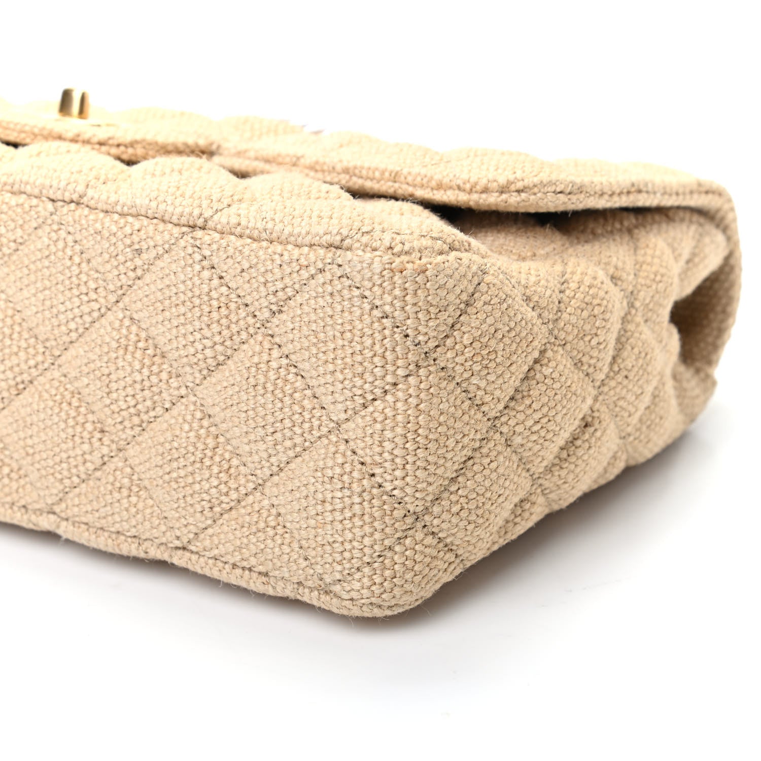 Chanel Tweed Raffia Coco Country Jumbo Flap 9 of 10
