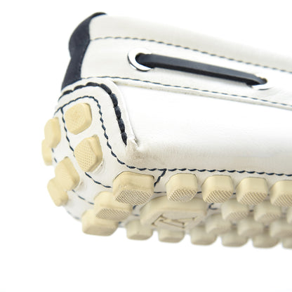 Louis Vuitton Calfskin Rubber Mens Americas Cup Marine Boat Shoe 7 White 21 of 23