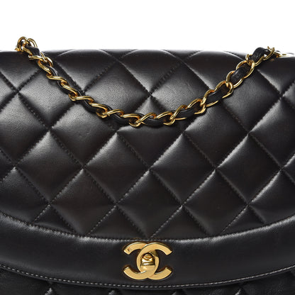 Chanel Lambskin Quilted Medium Single Flap Black 10 of 10