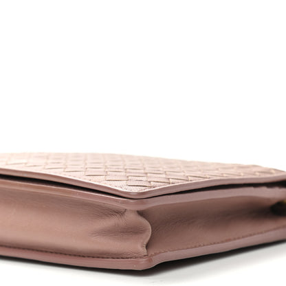 Bottega Veneta Nappa Intrecciato Chain Wallet Deco Rose 10 of 10