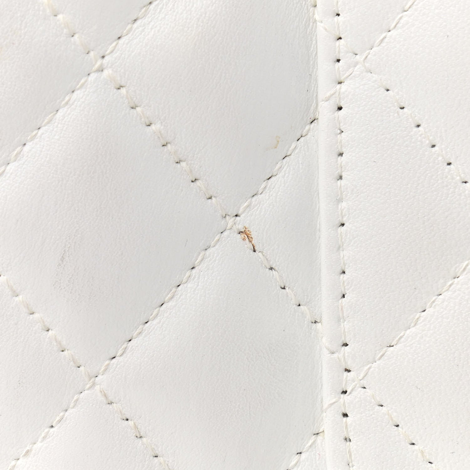 Chanel Calfskin Quilted Large Cambon Bowler White Black 11 of 14