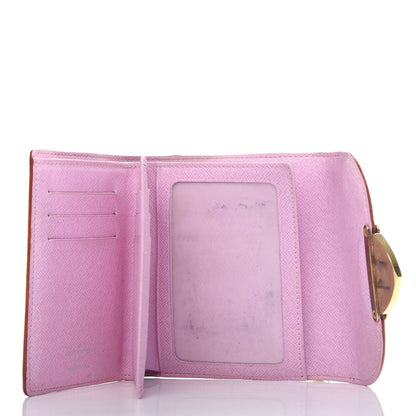 Louis Vuitton Monogram Multicolor Joey Wallet White Litchi 5 of 9