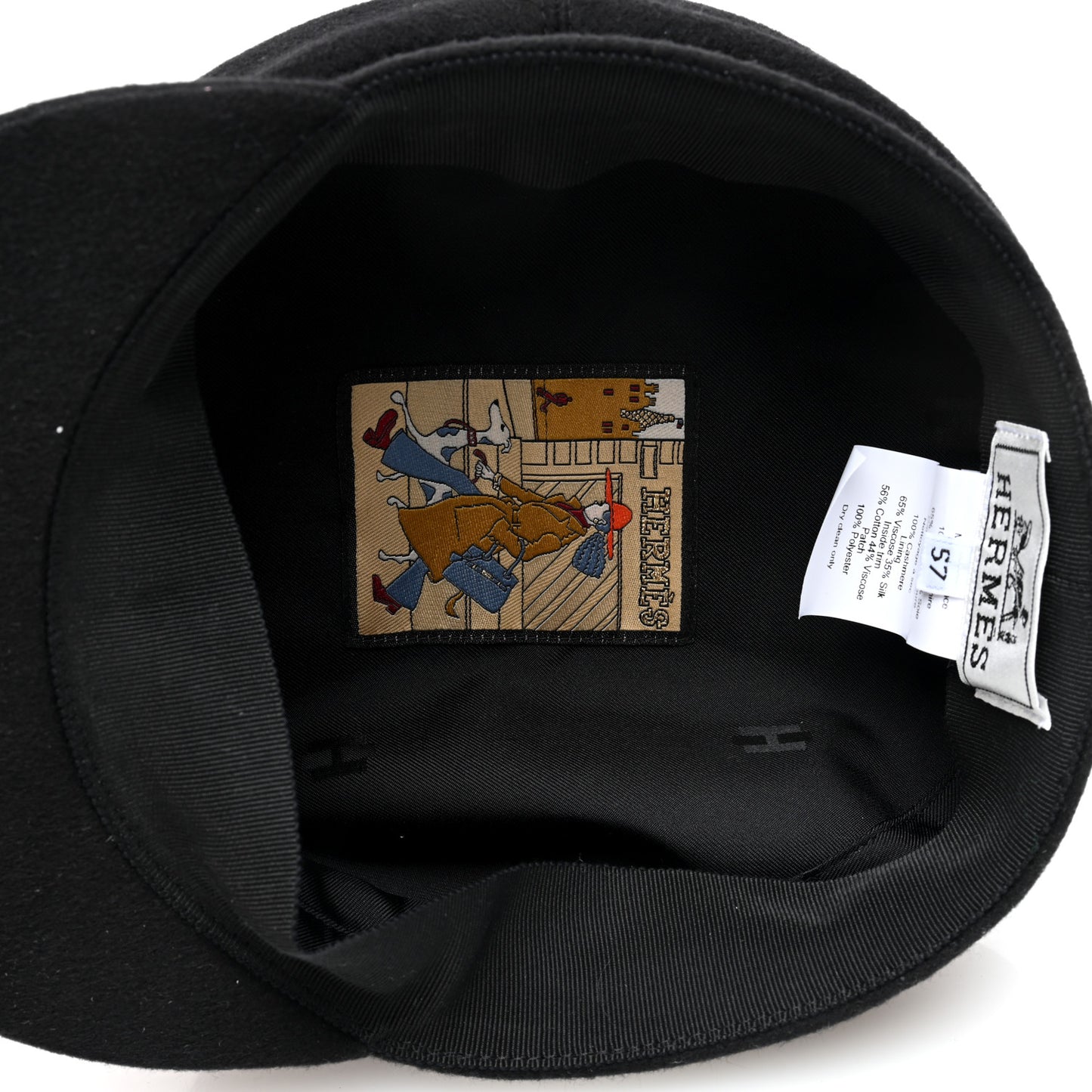 Cashmere Swift Womens Deauville Cap 57 Black