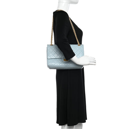 Chanel Aged Calfskin Quilted 2.55 Reissue 226 Flap Light Blue 2 of 11
