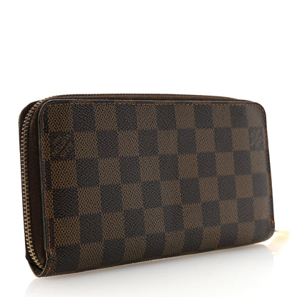 Louis Vuitton Damier Ebene Zippy Wallet 3 of 9