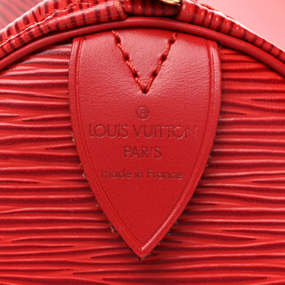 Louis Vuitton Epi Keepall 45 Castillan Red 6 of 21