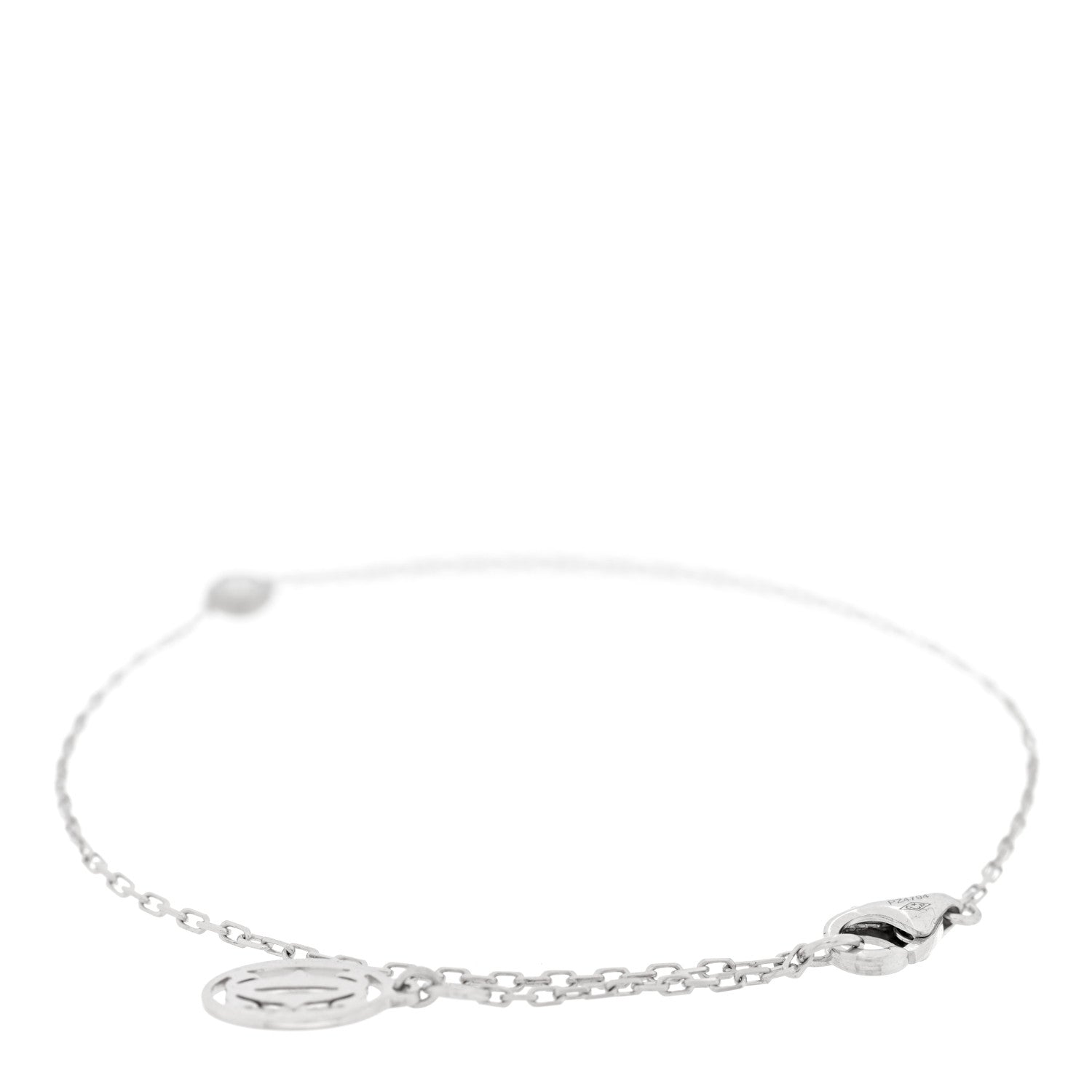 Cartier 18K White Gold Diamond SM D'Amour Bracelet 2 of 4