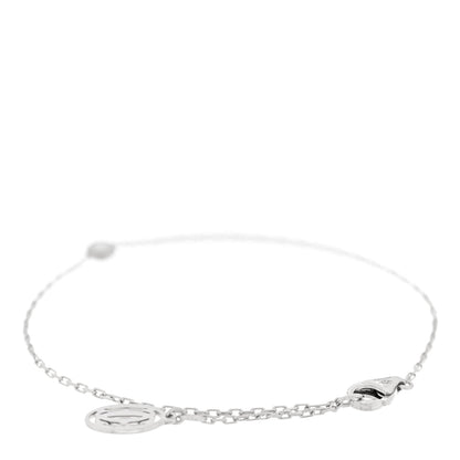 Cartier 18K White Gold Diamond SM D'Amour Bracelet 2 of 4