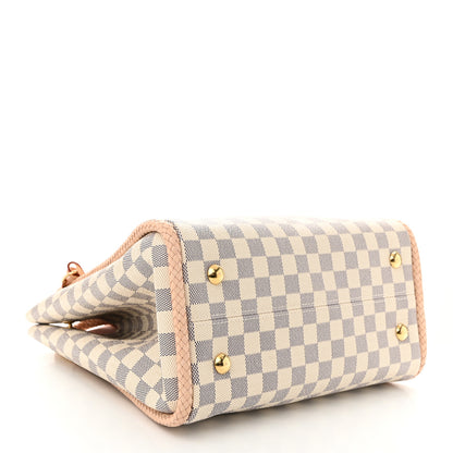 Louis Vuitton Damier Azur Propriano Rose Ballerine 4 of 9