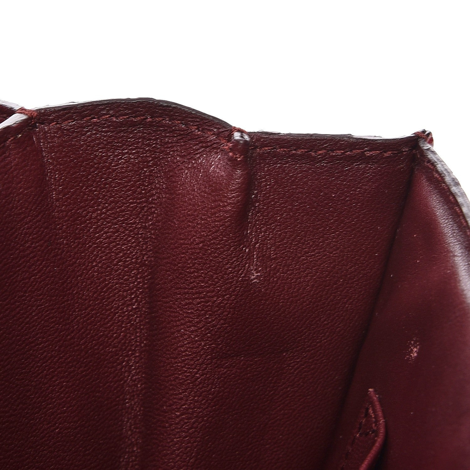 Celine Canvas Calfskin Crocodile Embossed Medium Classic Box Flap Bag 7 of 11